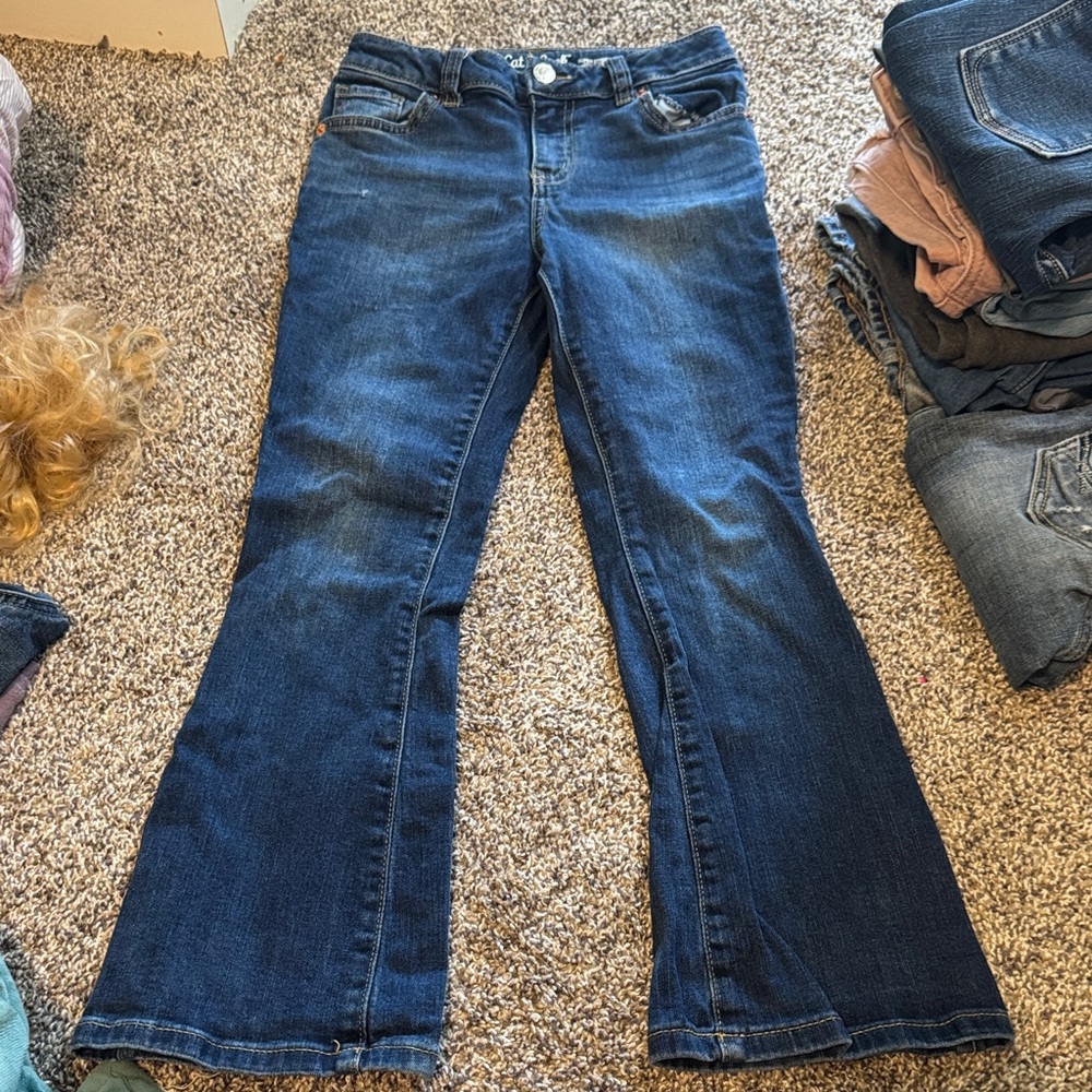 Cat & Jack Dark Blue Kids Jeans